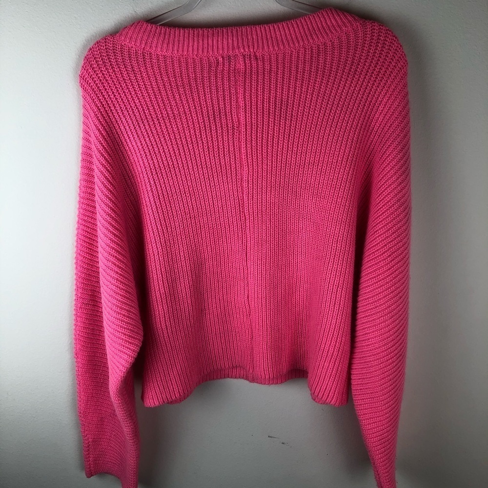 Fashion Nova- Baby Take Me Back sweater candy pink - Picture 9 of 12